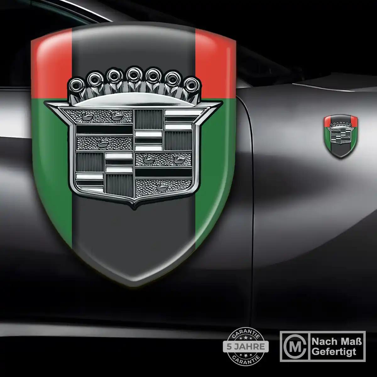 Cadillac Aufkleber 3D Gel Silikon Anspruchsvolles Design