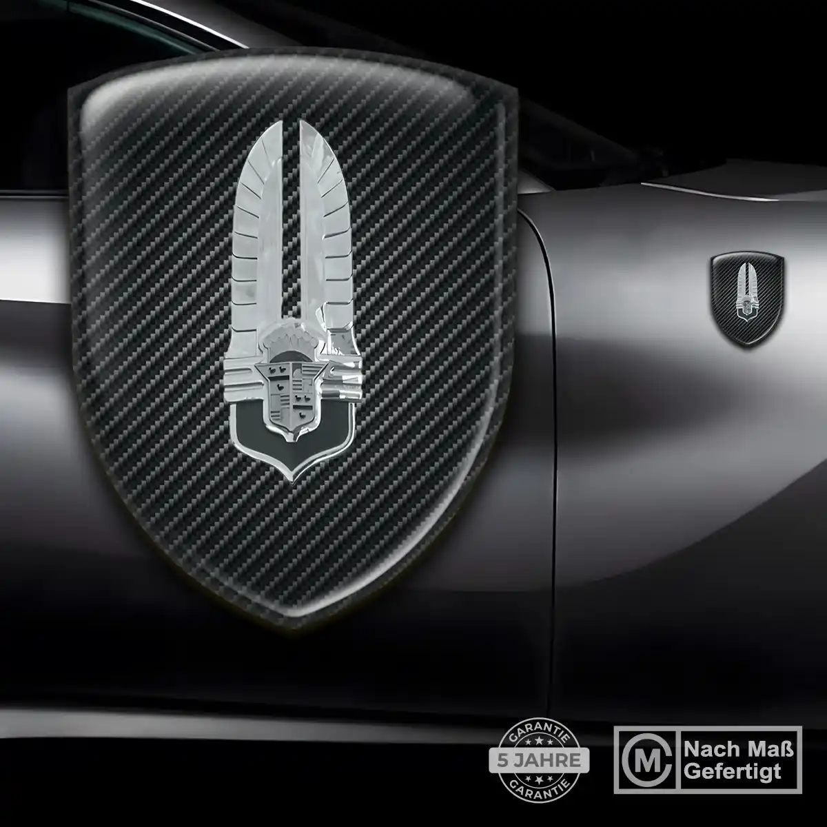 Cadillac Aufkleber 3D Gel Silikon Auto Elegantes Design