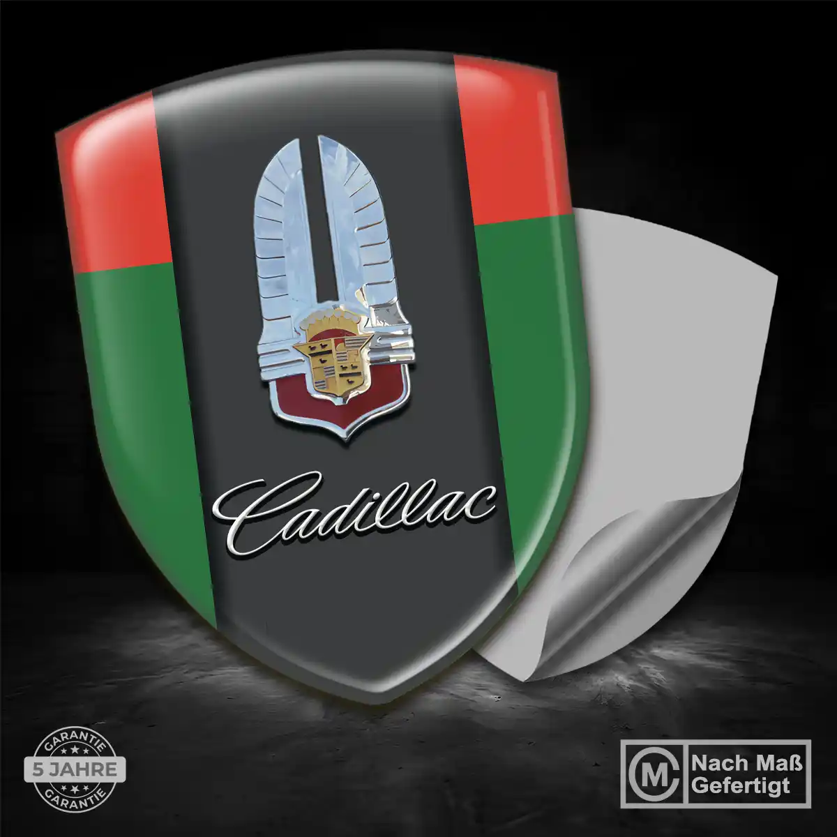 Cadillac Aufkleber 3D Gel Silikon Auto Exterieurdesign