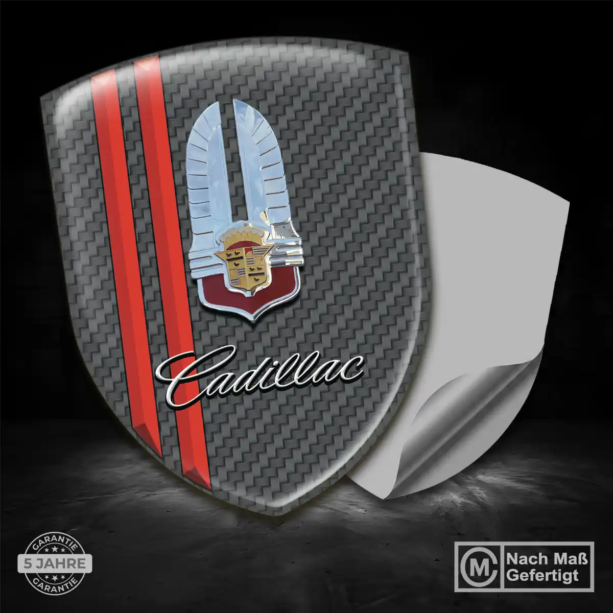 Cadillac Aufkleber 3D Gel Silikon Auto Hohe Qualität