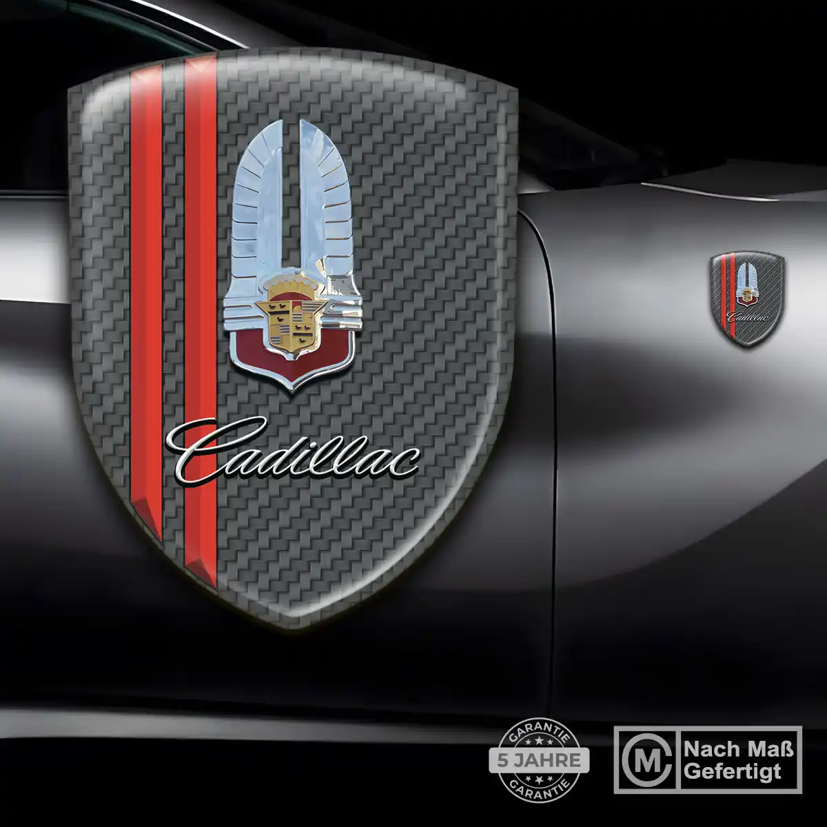 Cadillac Aufkleber 3D Gel Silikon Auto Hohe Qualität
