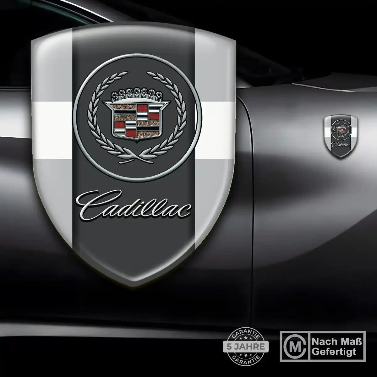 Cadillac Aufkleber 3D Gel Silikon Auto Interieurdesign