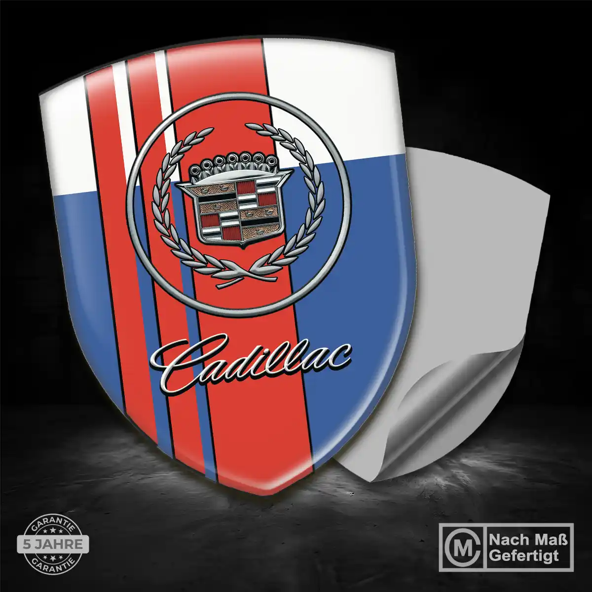Cadillac Aufkleber 3D Gel Silikon Auto Markenedition