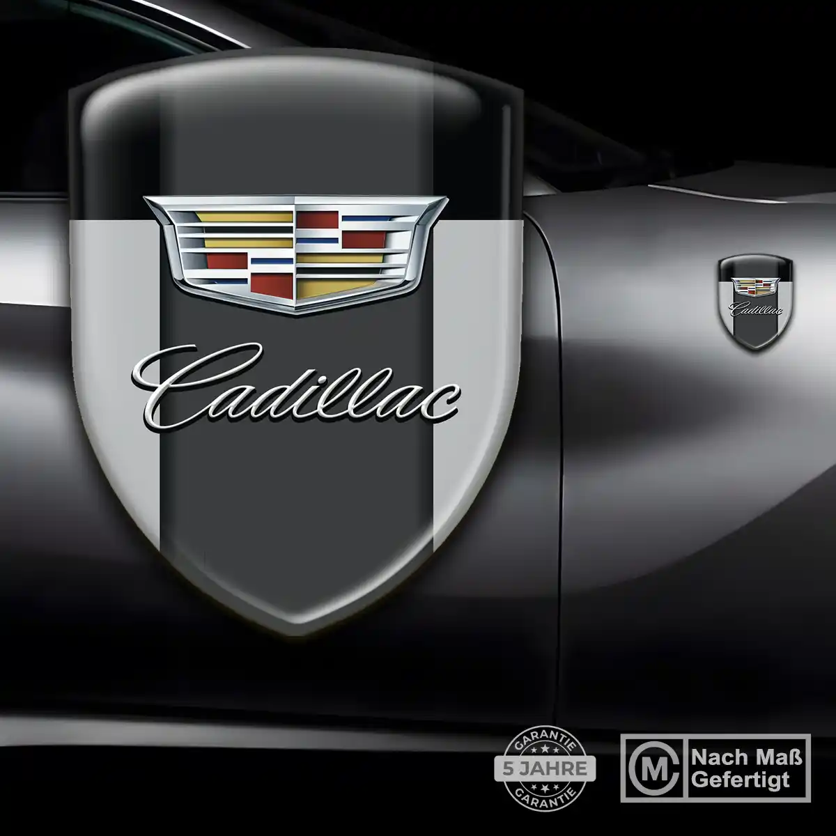 Cadillac Aufkleber 3D Gel Silikon Auto Modernes Design