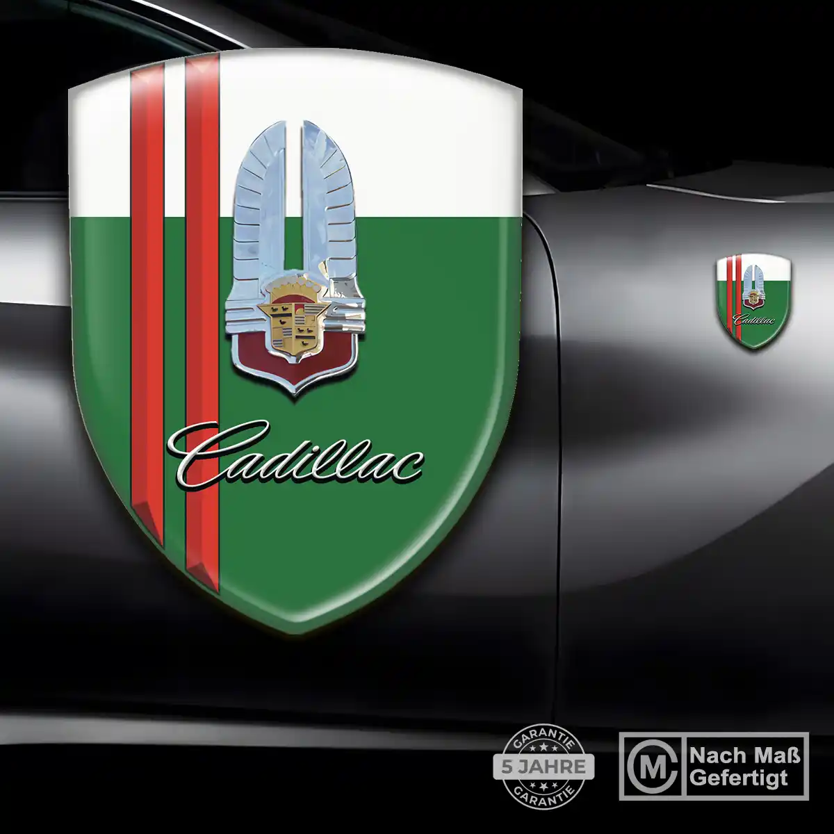 Cadillac Aufkleber 3D Gel Silikon Auto Stilvolles Design