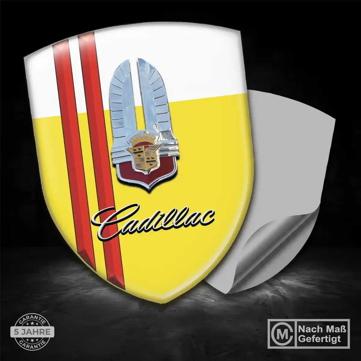 Cadillac Aufkleber 3D Gel Silikon Auto Tuningfahrzeug