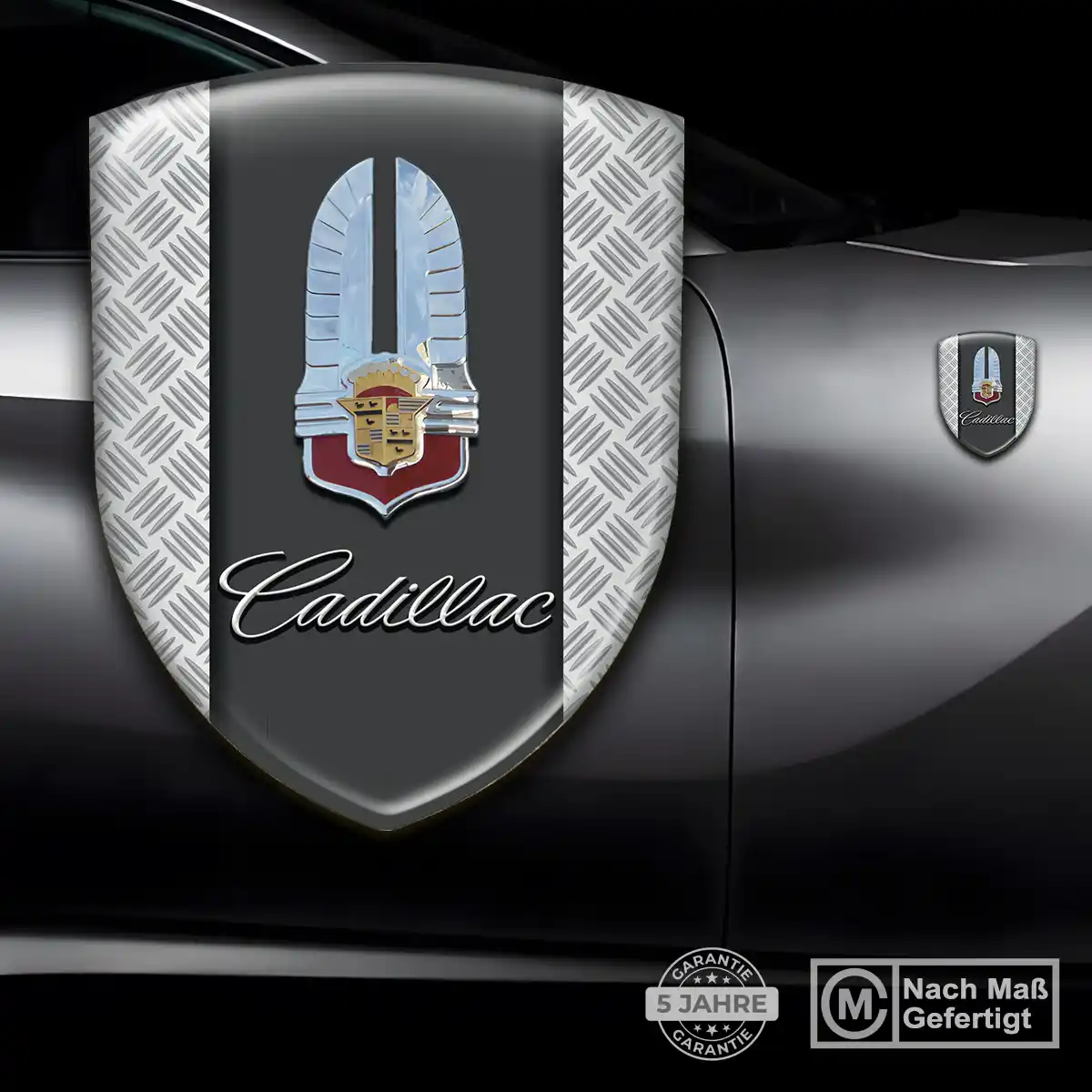 Cadillac Aufkleber 3D Gel Silikon Elegantes Design