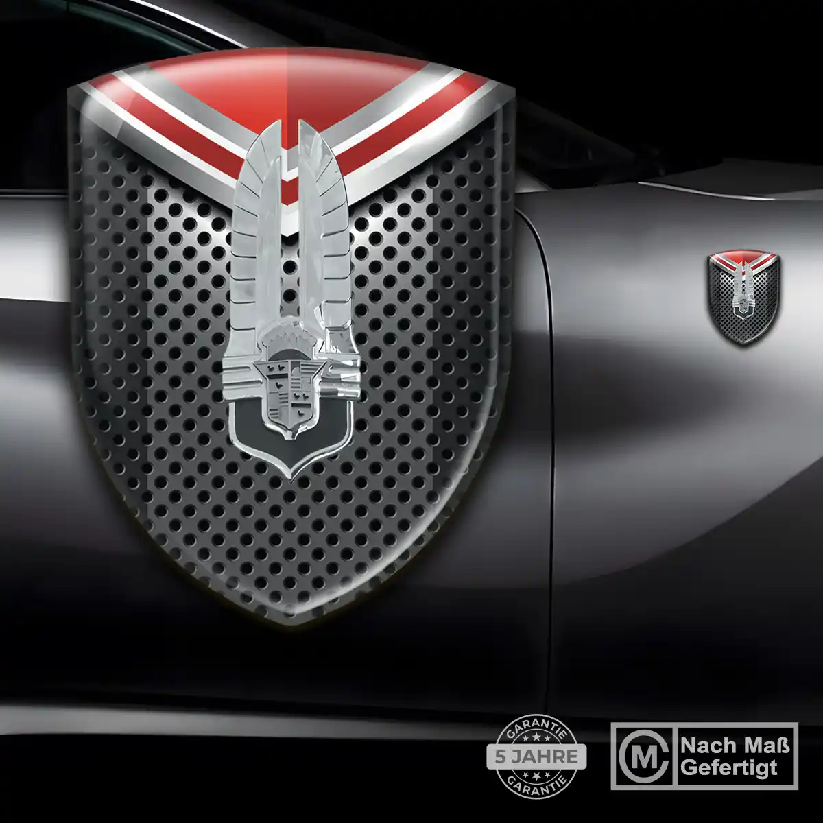 Cadillac Aufkleber 3D Gel Silikon Erstklassige Qualität