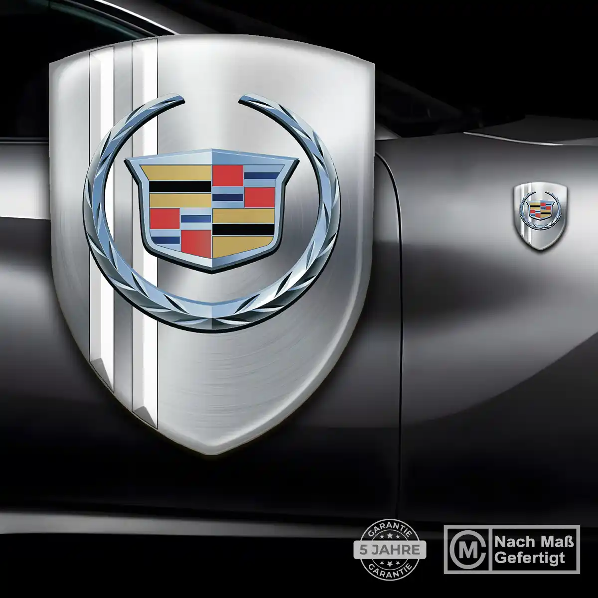 Cadillac Aufkleber 3D Gel Silikon Hochwertiges Harz