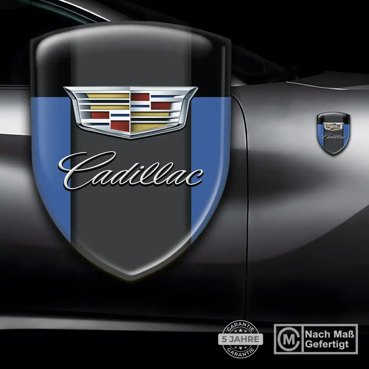 Cadillac Aufkleber 3D Gel Silikon Interieurdesign
