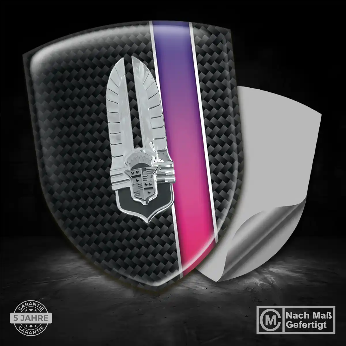 Cadillac Aufkleber 3D Gel Silikon Limitierte Auflage