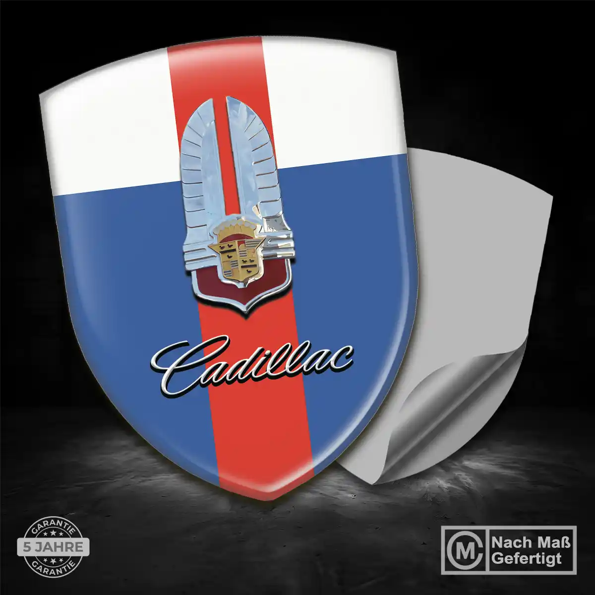 Cadillac Aufkleber 3D Gel Silikon Markenedition