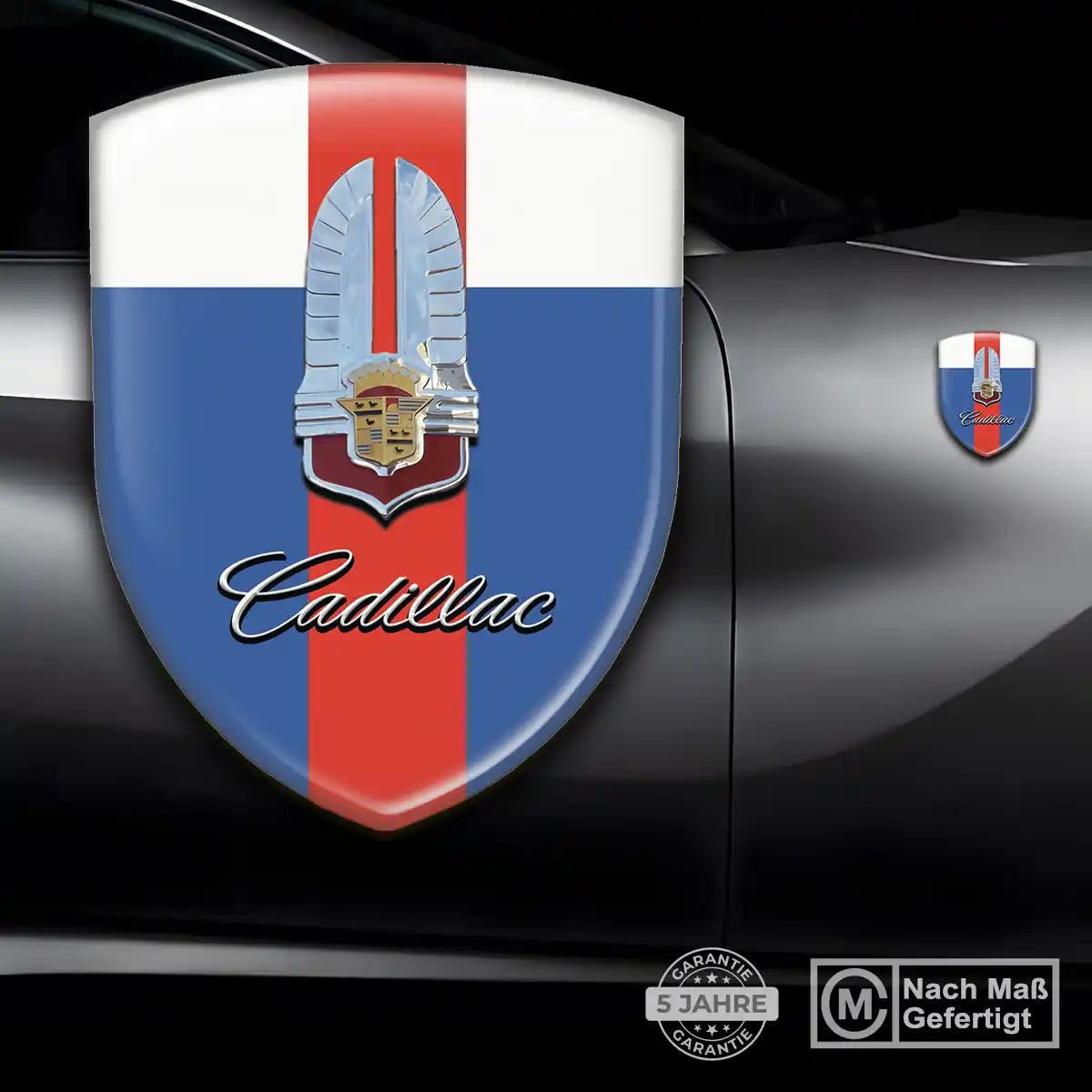 Cadillac Aufkleber 3D Gel Silikon Markenedition