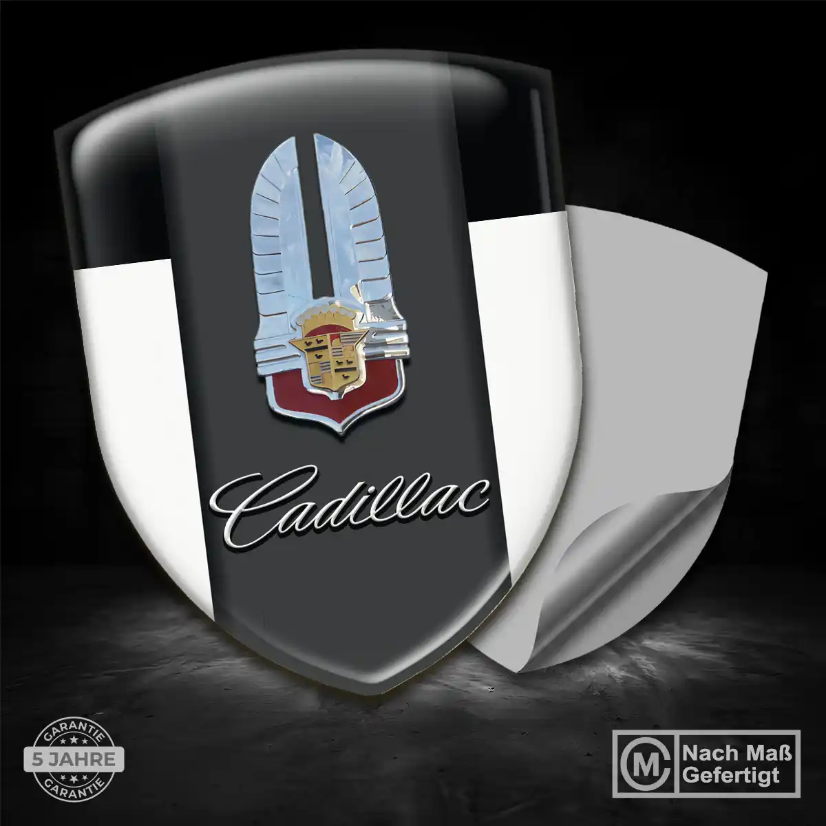 Cadillac Aufkleber 3D Gel Silikon Premium-Edition