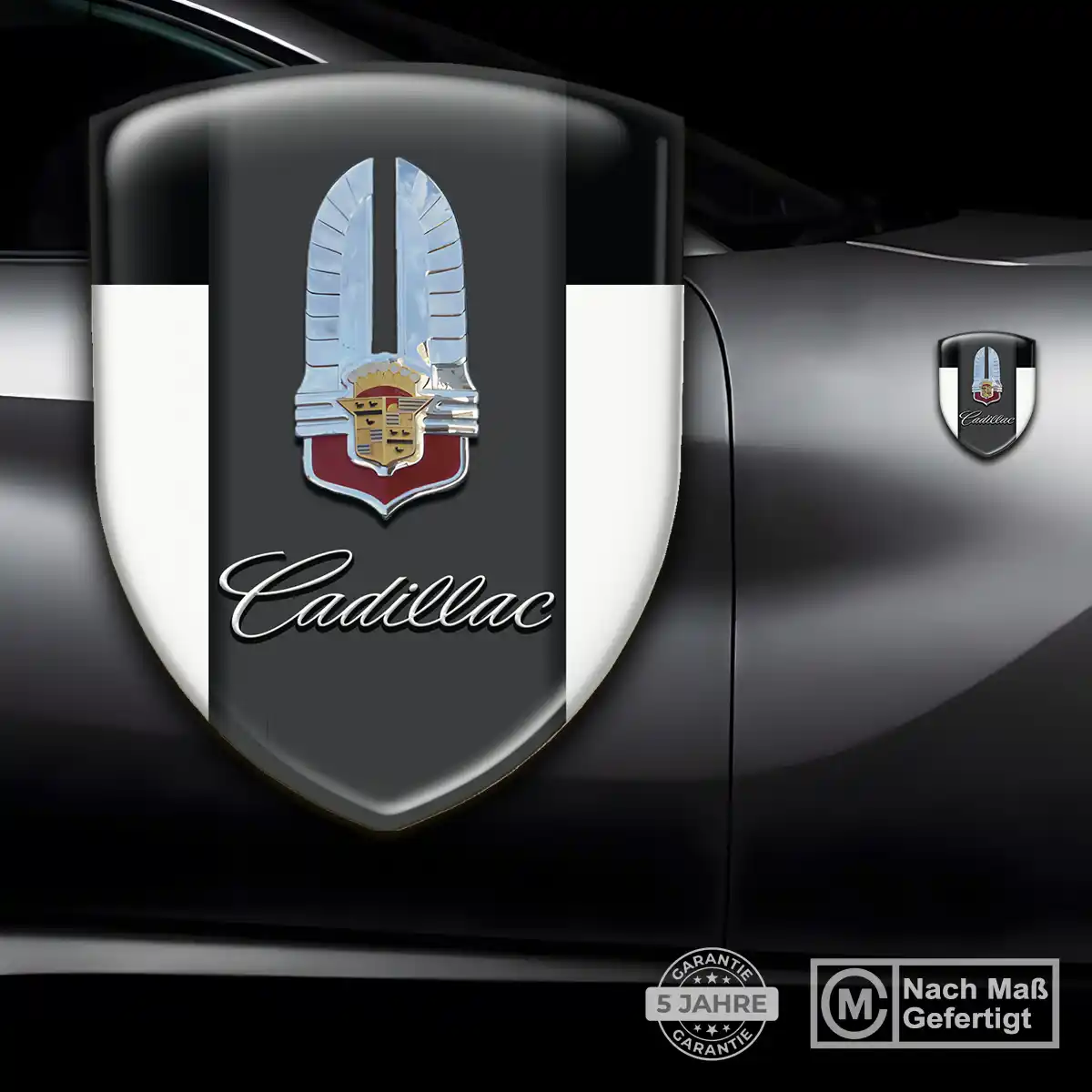Cadillac Aufkleber 3D Gel Silikon Premium-Edition