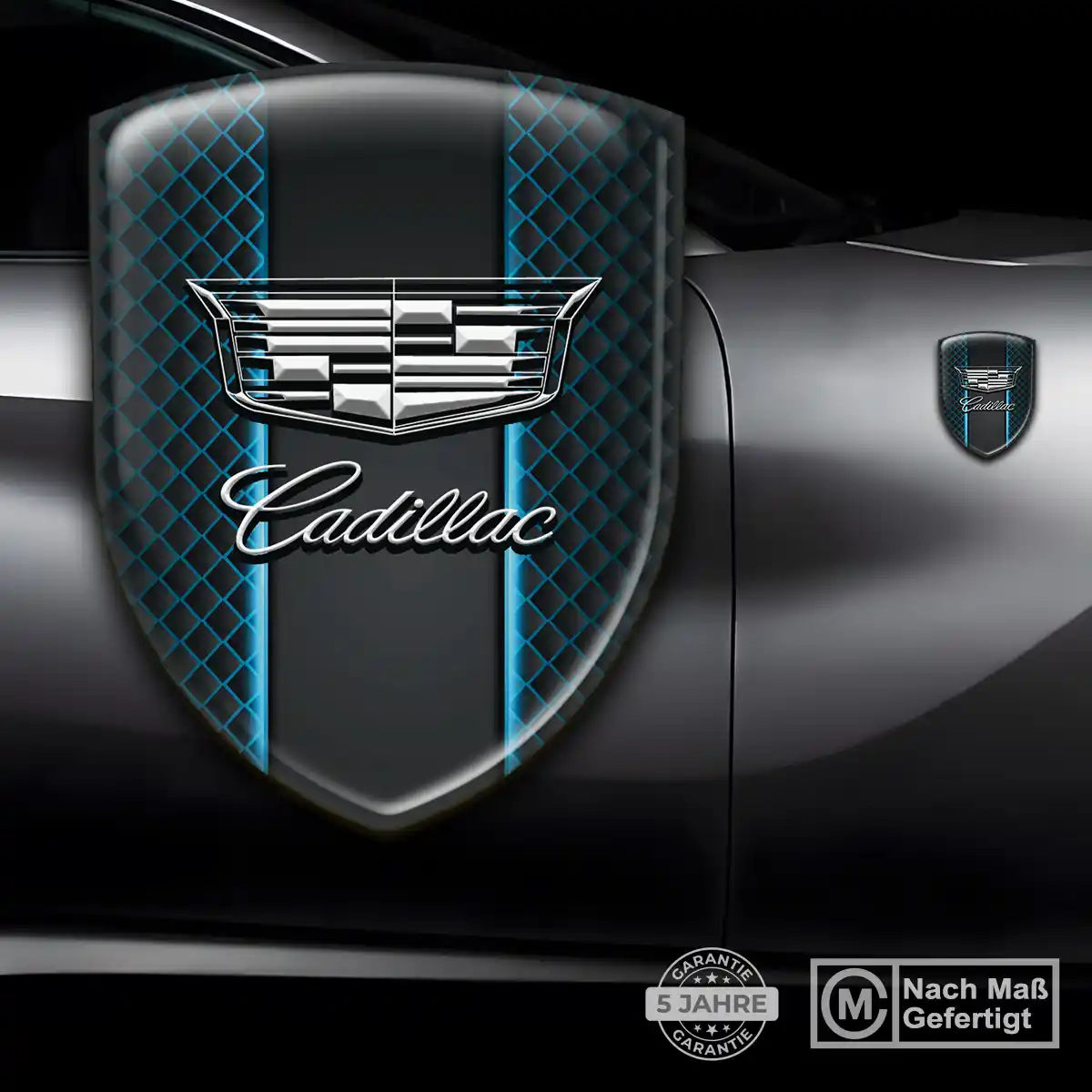 Cadillac Aufkleber 3D Gel Silikon Spitzenqualität