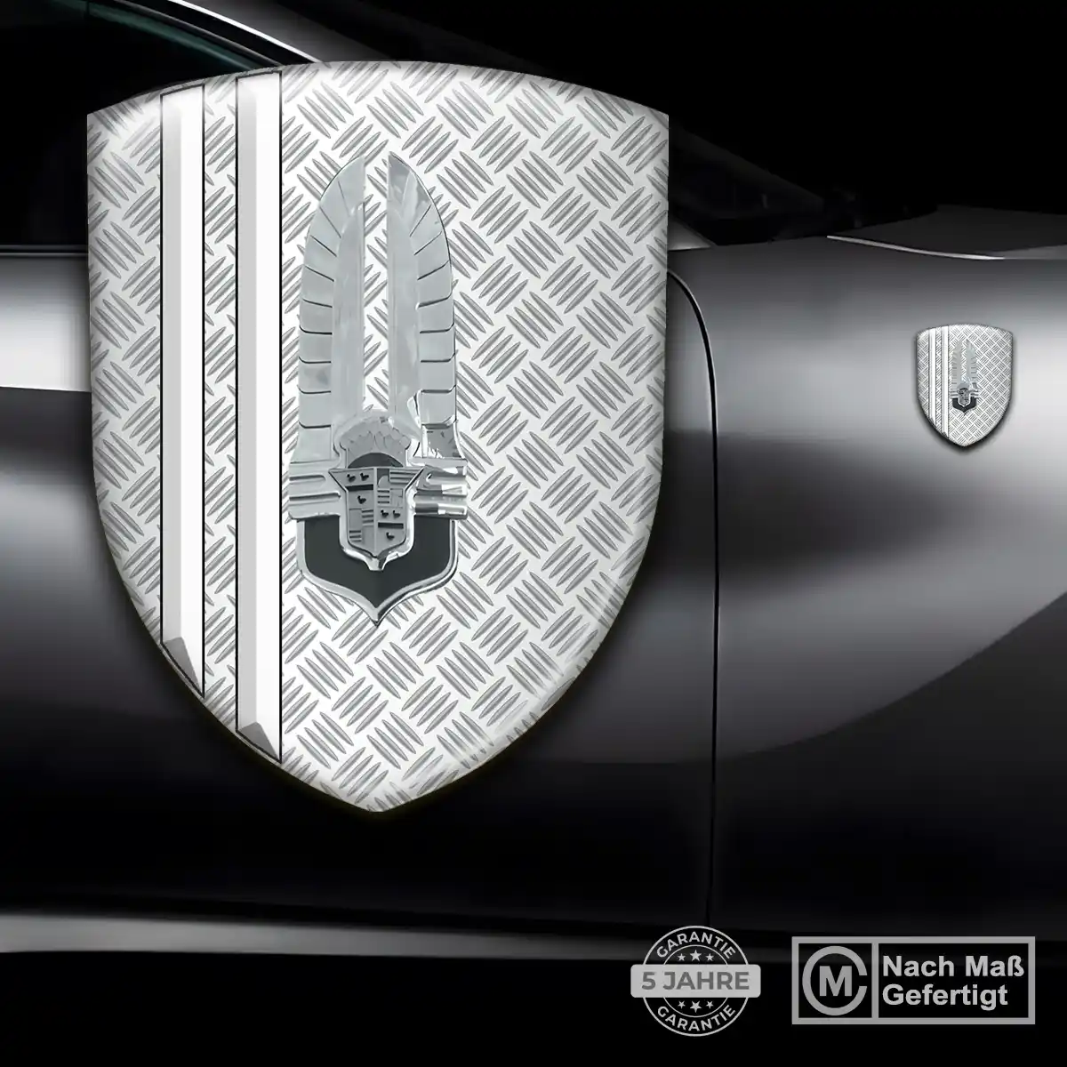 Cadillac Aufkleber 3D Gel Silikon Stilvolles Design