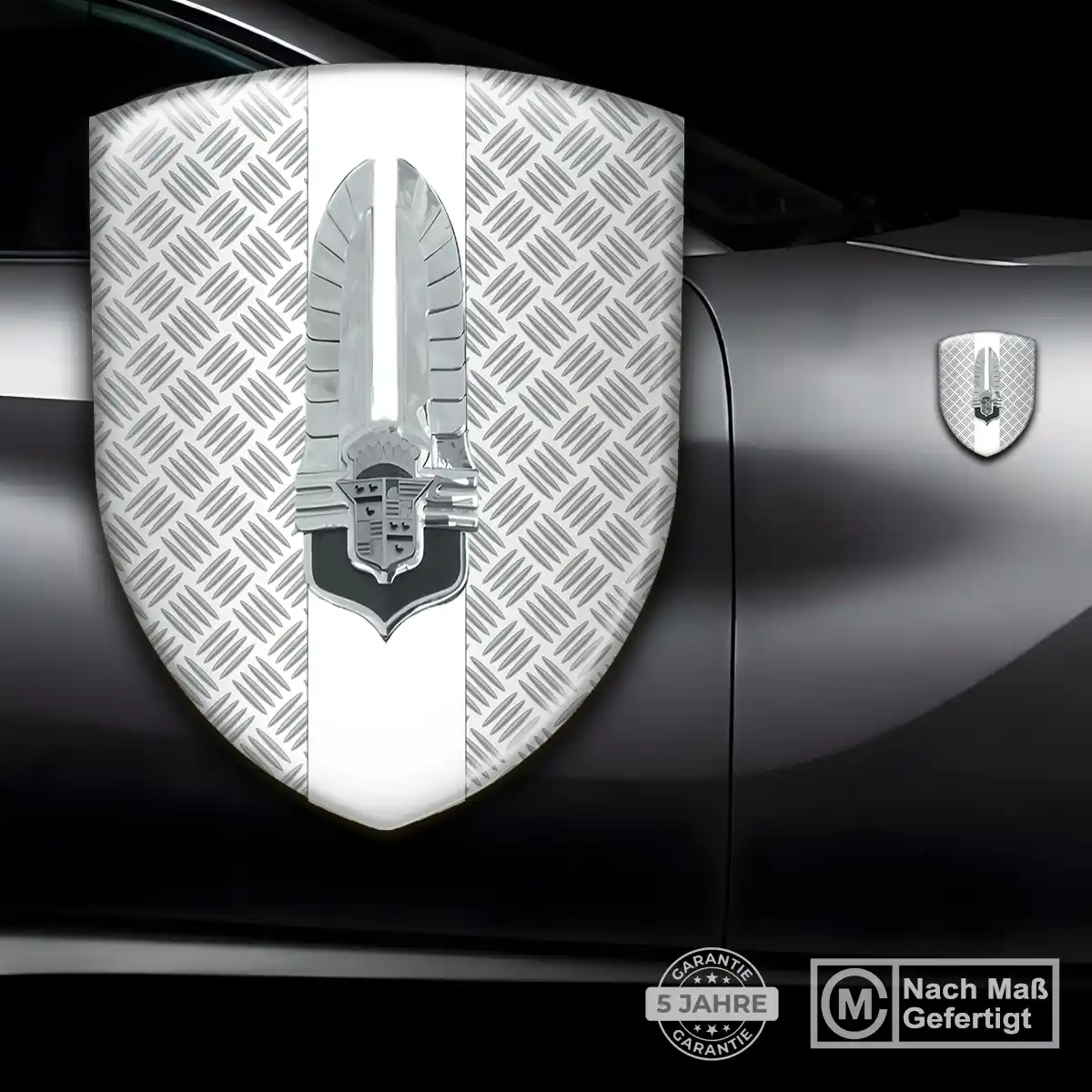 Cadillac Aufkleber 3D Gel Wappen Anspruchsvolles Design