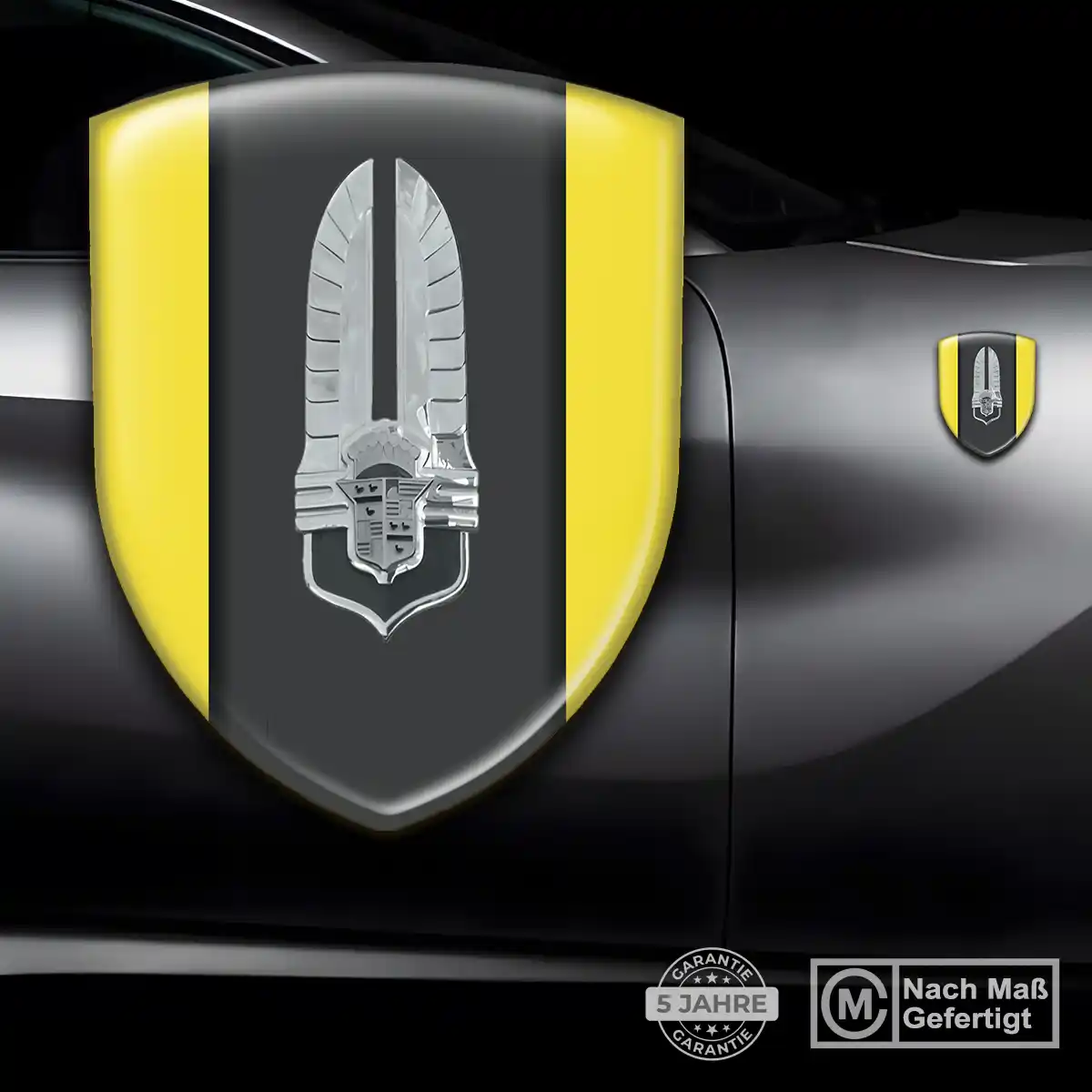 Cadillac Aufkleber 3D Gel Wappen Auto Überzeugende Qualität