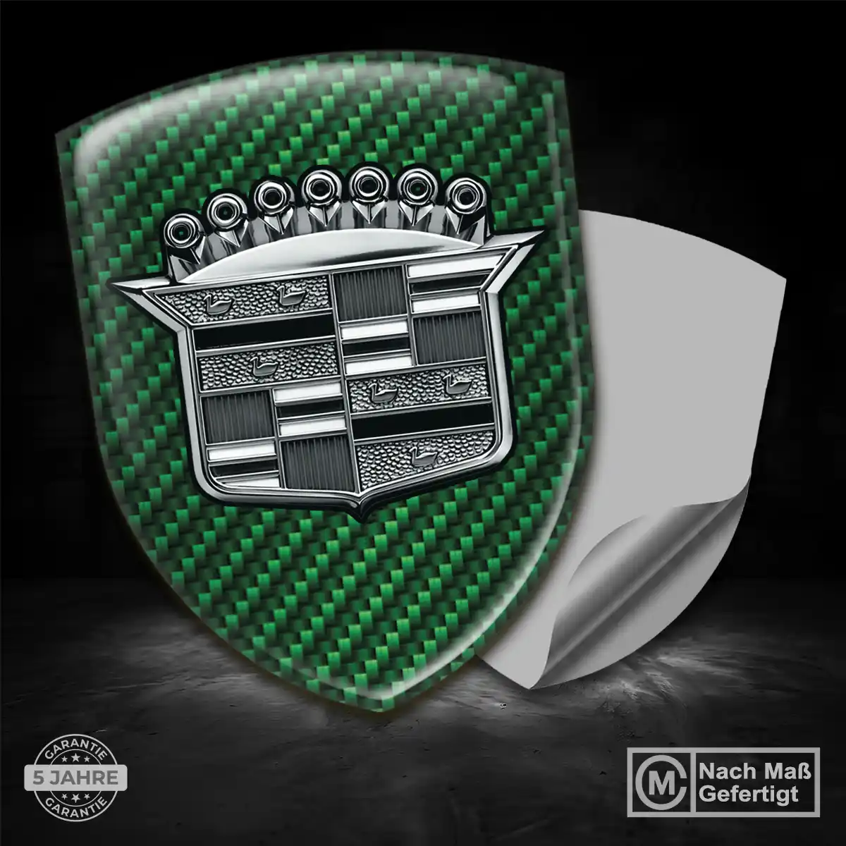 Cadillac Aufkleber 3D Gel Wappen Auto Exterieurdesign