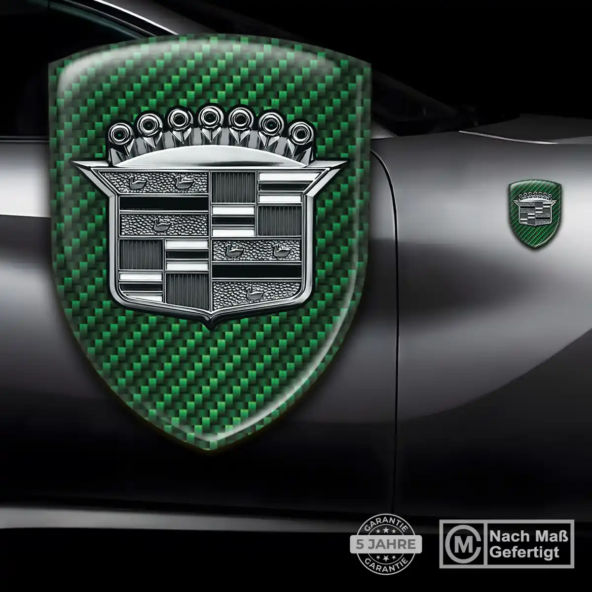 Cadillac Aufkleber 3D Gel Wappen Auto Exterieurdesign