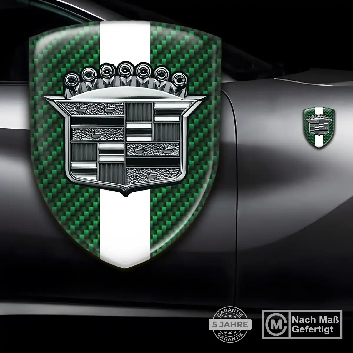Cadillac Aufkleber 3D Gel Wappen Auto Luxus-Edition