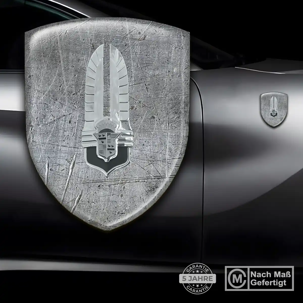 Cadillac Aufkleber 3D Gel Wappen Auto Markenedition