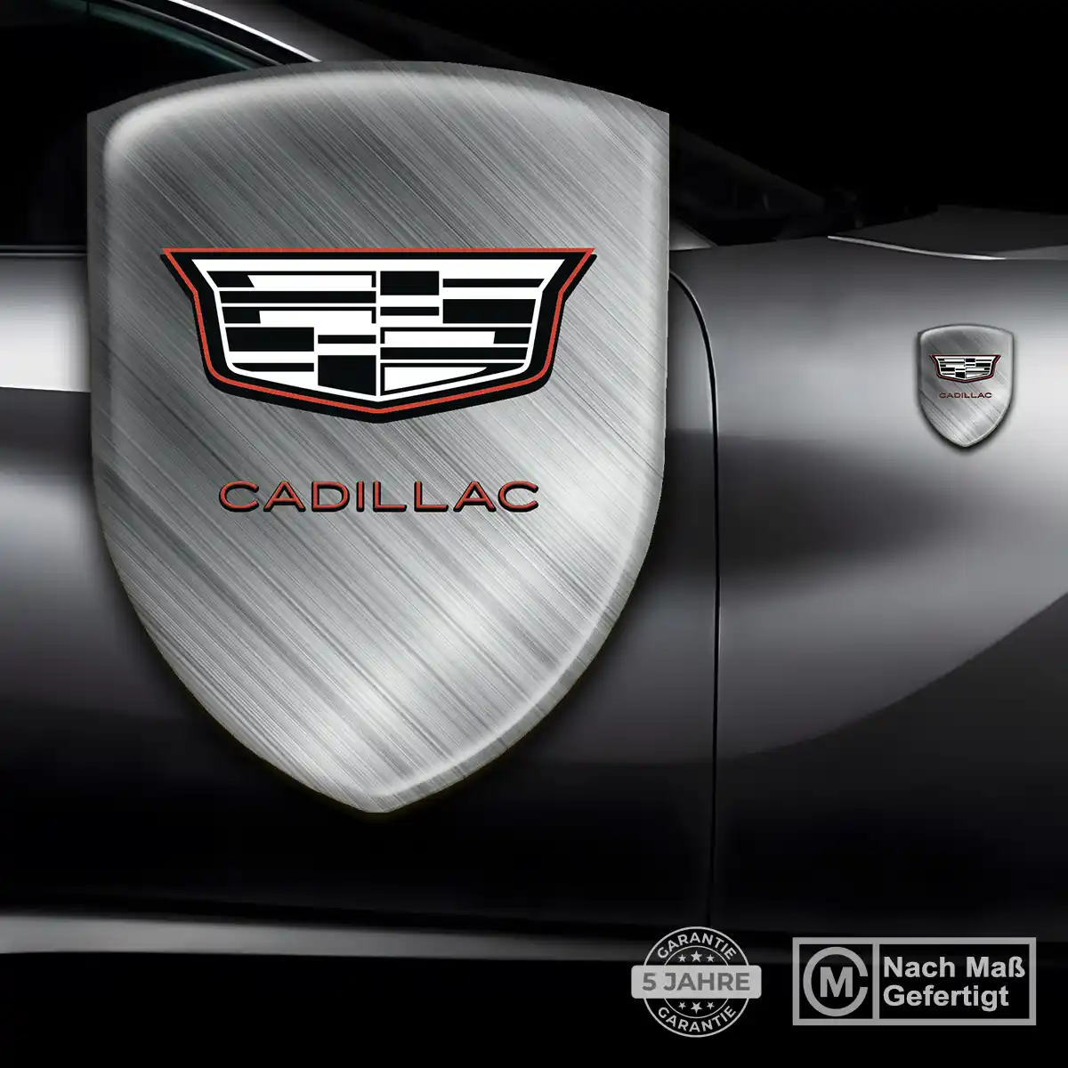 Cadillac Aufkleber 3D Gel Wappen Auto Tuningfahrzeug