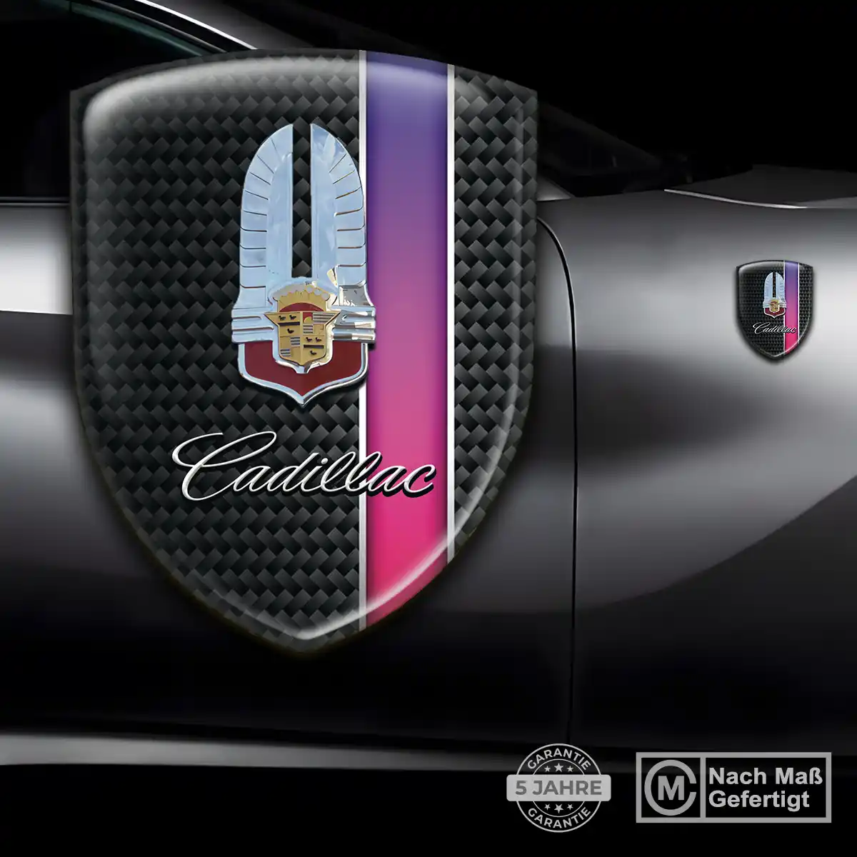 Cadillac Aufkleber 3D Gel Wappen Hohe Qualität