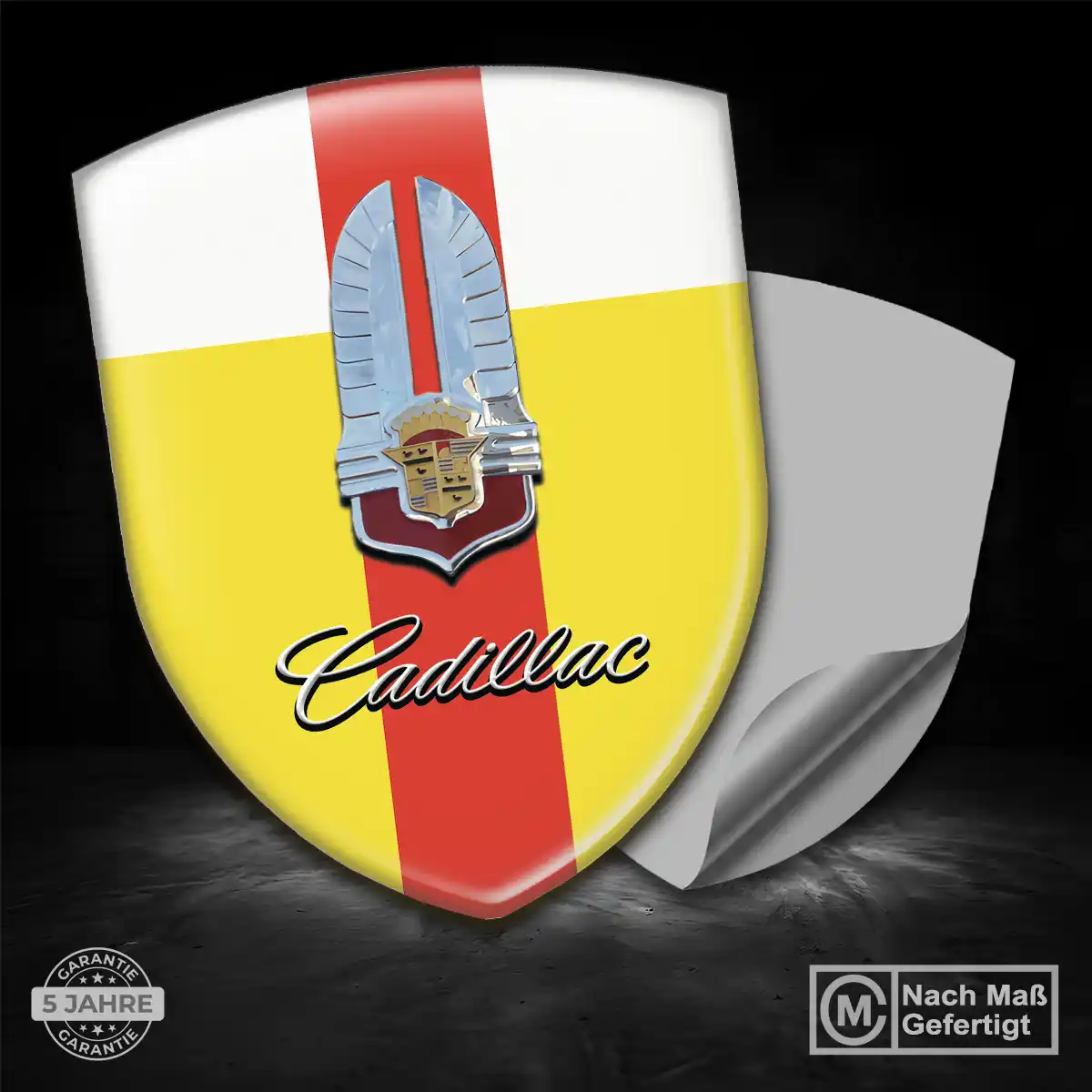 Cadillac Aufkleber 3D Gel Wappen Luxus-Edition