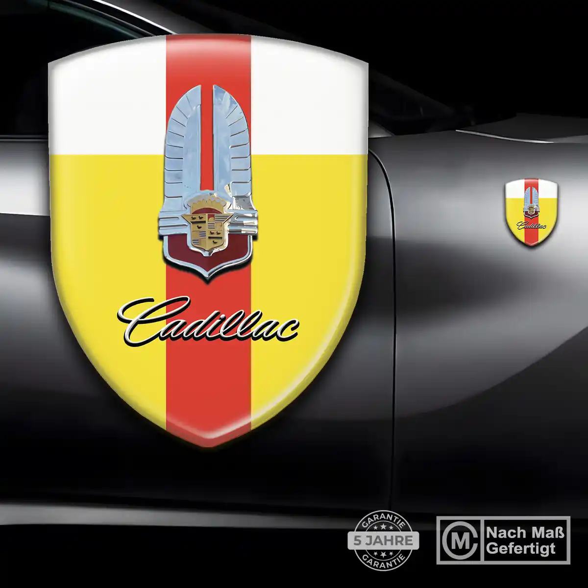 Cadillac Aufkleber 3D Gel Wappen Luxus-Edition
