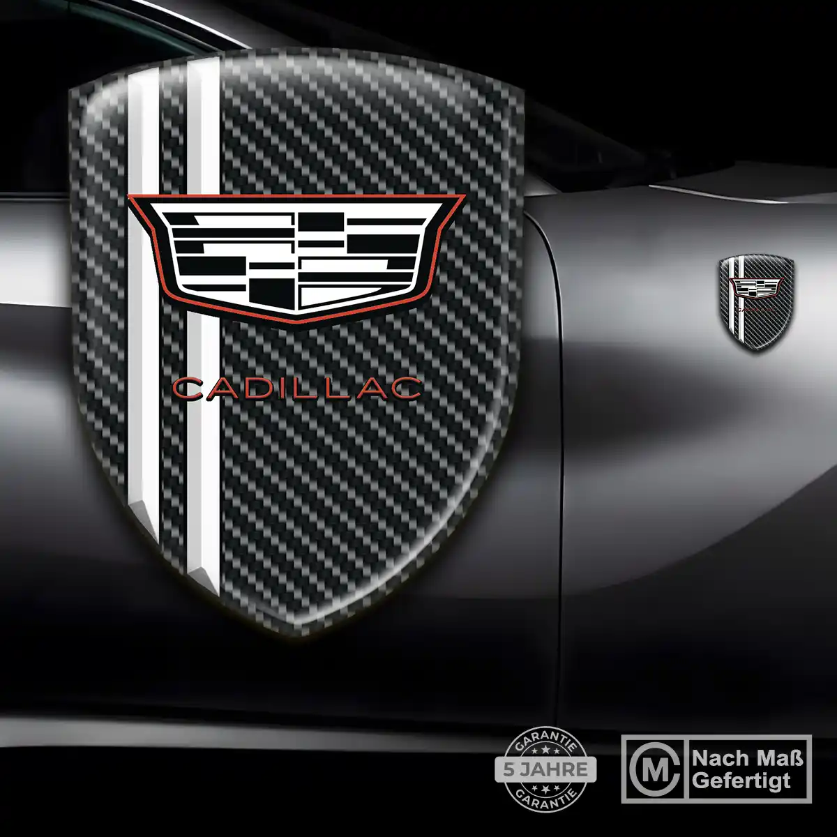 Cadillac Aufkleber 3D Gel Wappen Spitzenqualität