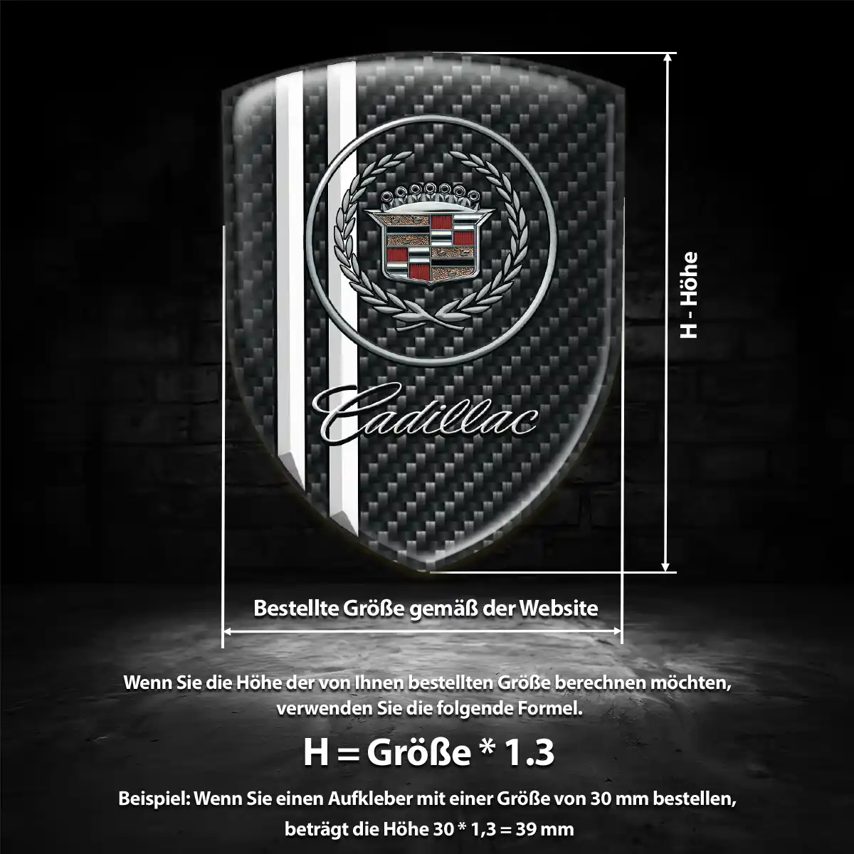 Cadillac Aufkleber Auto Ausdrucksstarkes Design