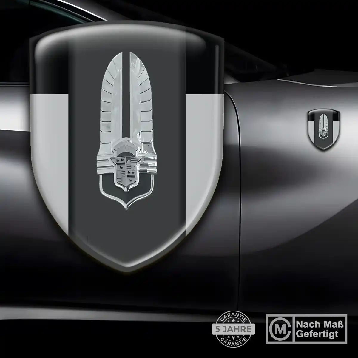 Cadillac Aufkleber Emblem Ausdrucksstarkes Design
