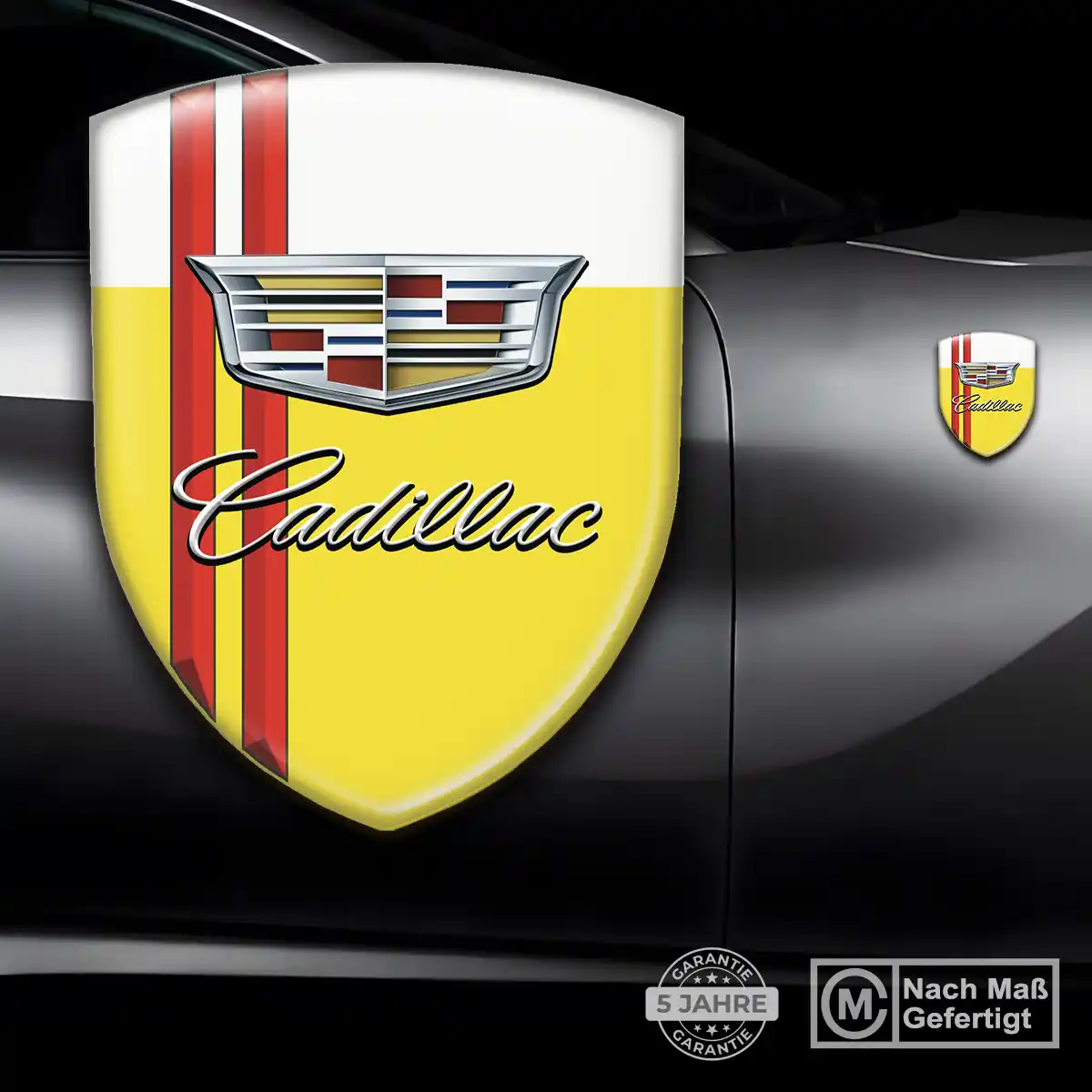 Cadillac Aufkleber Emblem Auto Premium-Edition