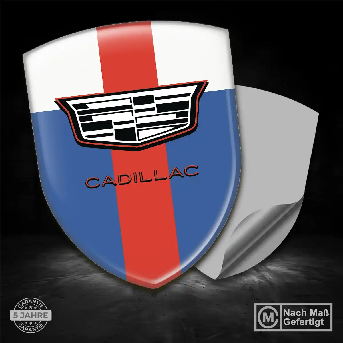 Cadillac Aufkleber Emblem Elegantes Design