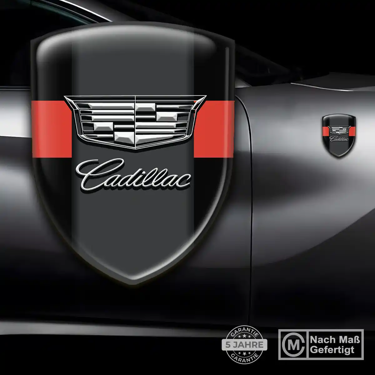 Cadillac Aufkleber Emblem Erstklassige Qualität