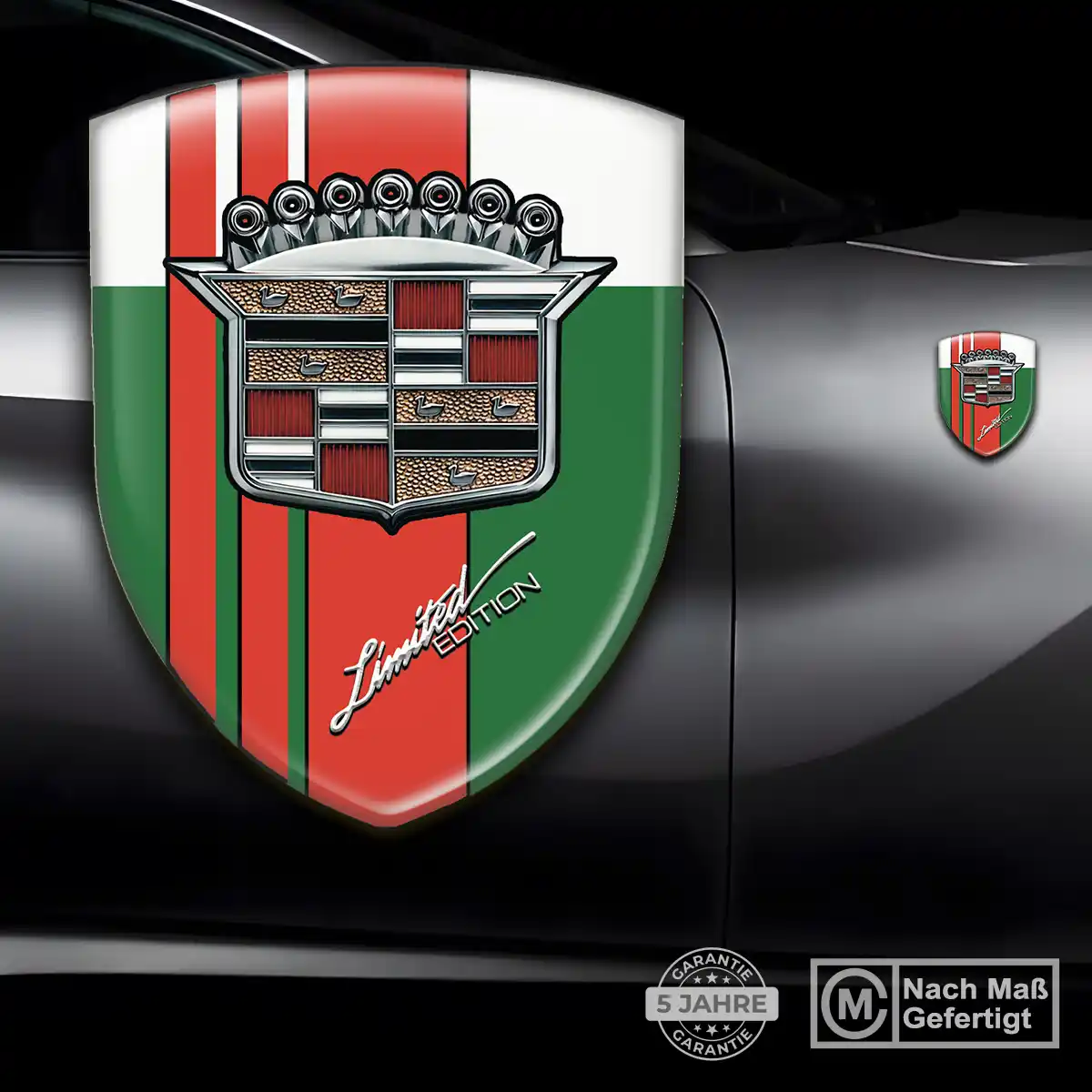 Cadillac Aufkleber Emblem Exklusiv-Edition