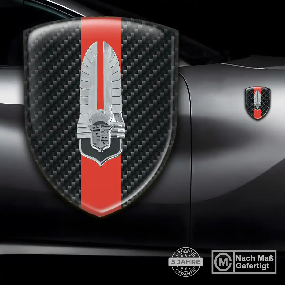 Cadillac Aufkleber Emblem Exterieurdesign