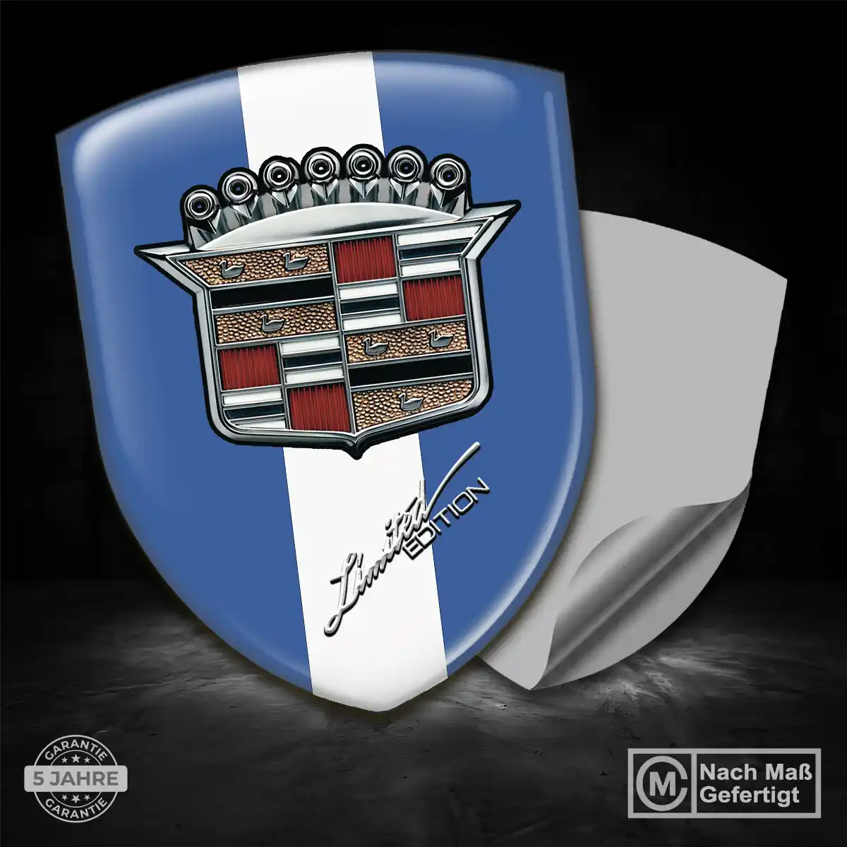 Cadillac Aufkleber Emblem Höchste Qualität