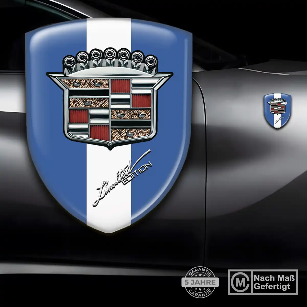 Cadillac Aufkleber Emblem Höchste Qualität
