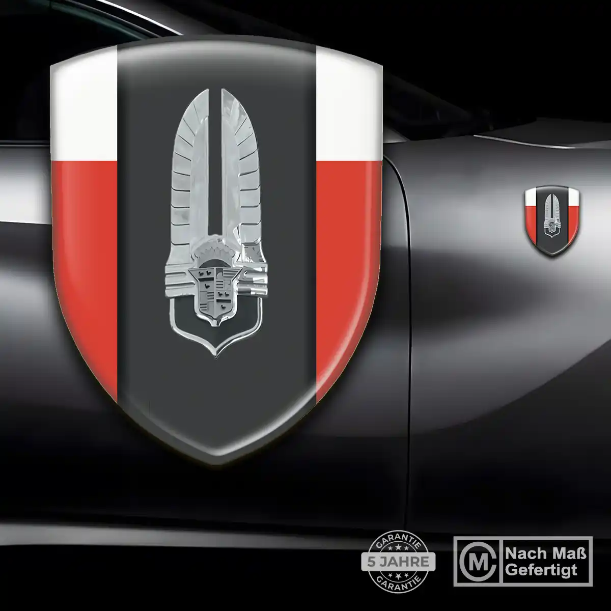 Cadillac Aufkleber Emblem Hochwertiges Harz
