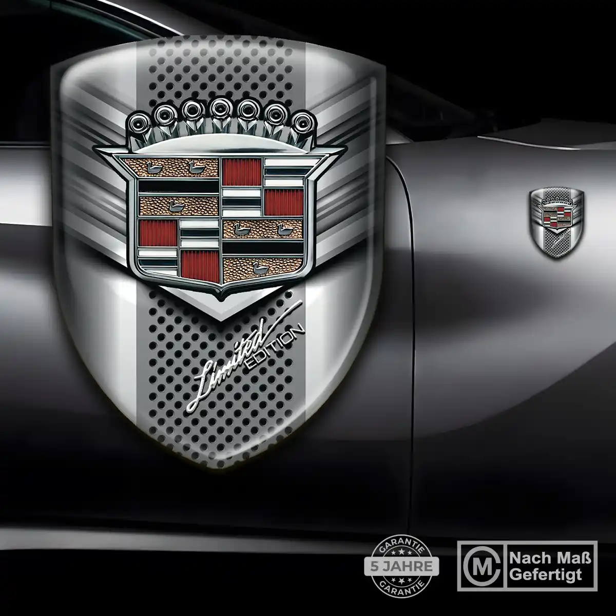 Cadillac Aufkleber Emblem Hohe Qualität