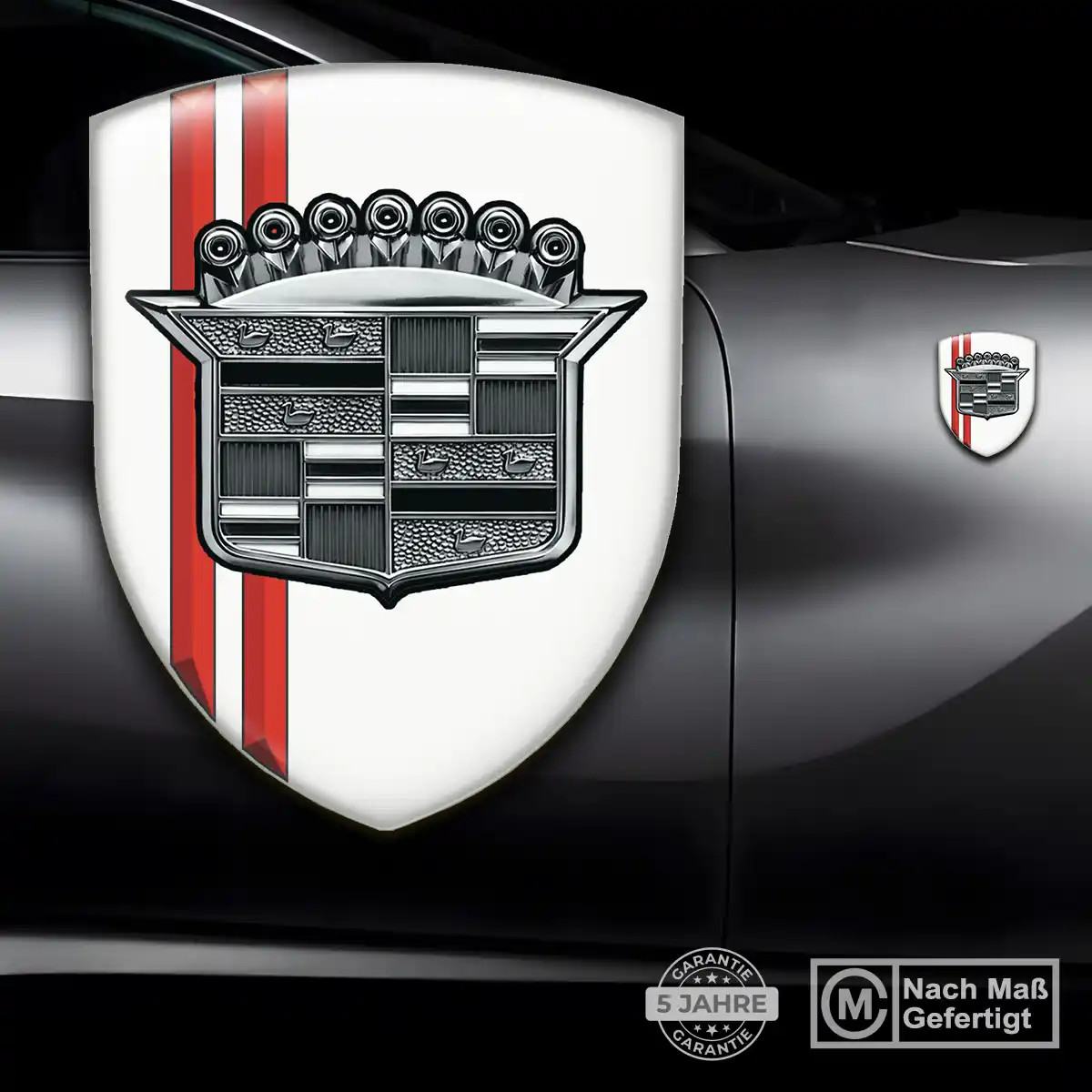Cadillac Aufkleber Emblem Markenedition