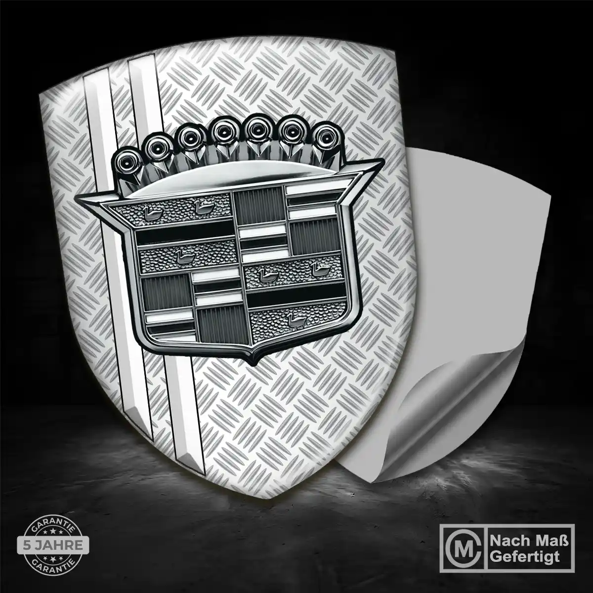 Cadillac Aufkleber Emblem Modernes Design