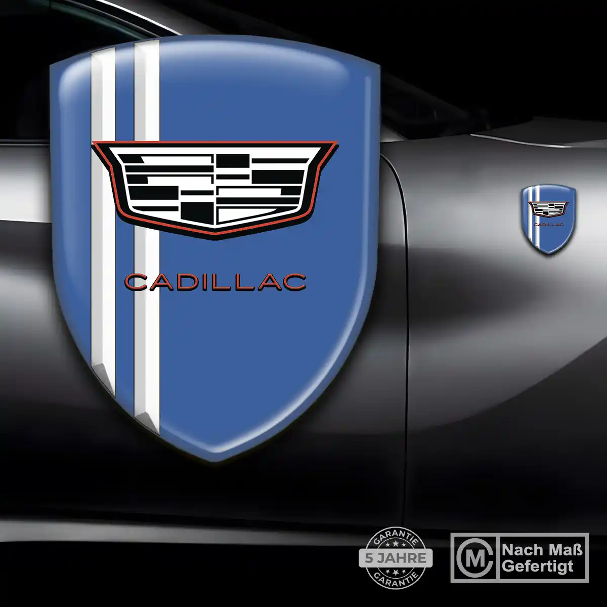 Cadillac Aufkleber Emblem Tuningfahrzeug