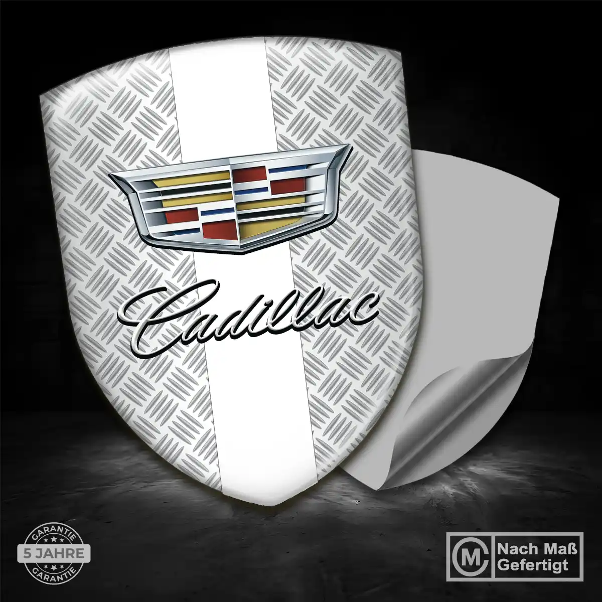 Cadillac Aufkleber Emblem Wappen Anspruchsvolles Design