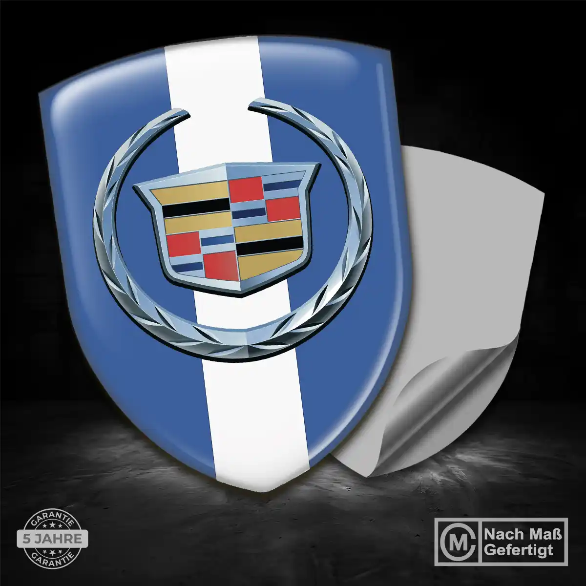 Cadillac Aufkleber Emblem Wappen Auto Edles Design