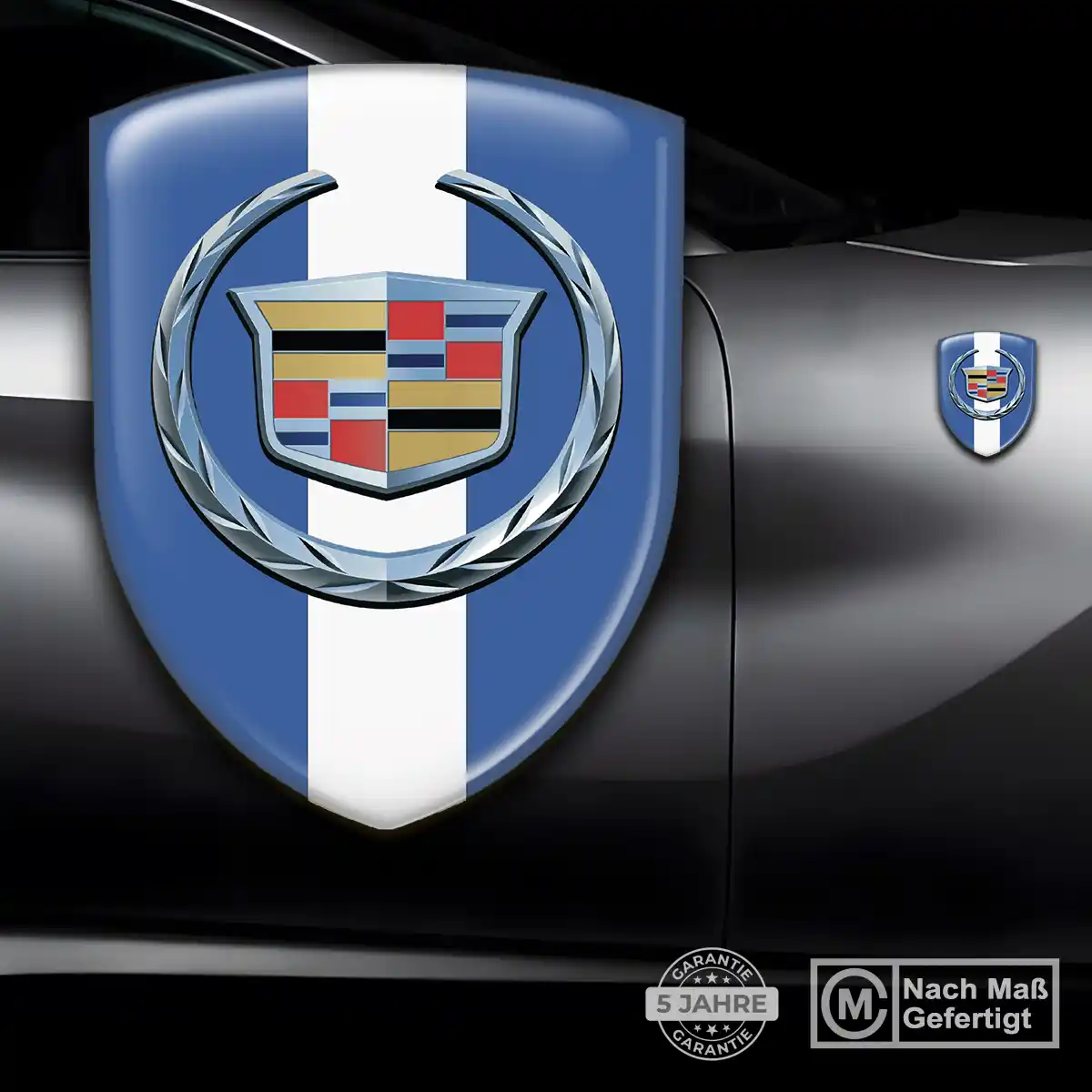 Cadillac Aufkleber Emblem Wappen Auto Edles Design