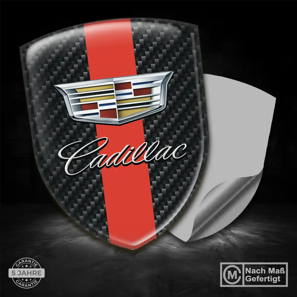 Cadillac Aufkleber Emblem Wappen Auto Elegantes Design